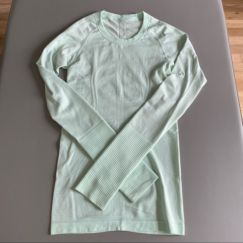 Lululemon Swiftly Long Sleeve - Size 2 - Mint